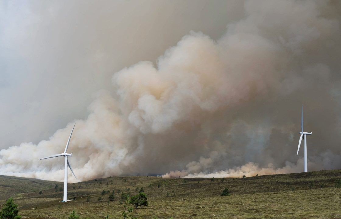 Residents urged to keep windows closed as smoke blows towards homes