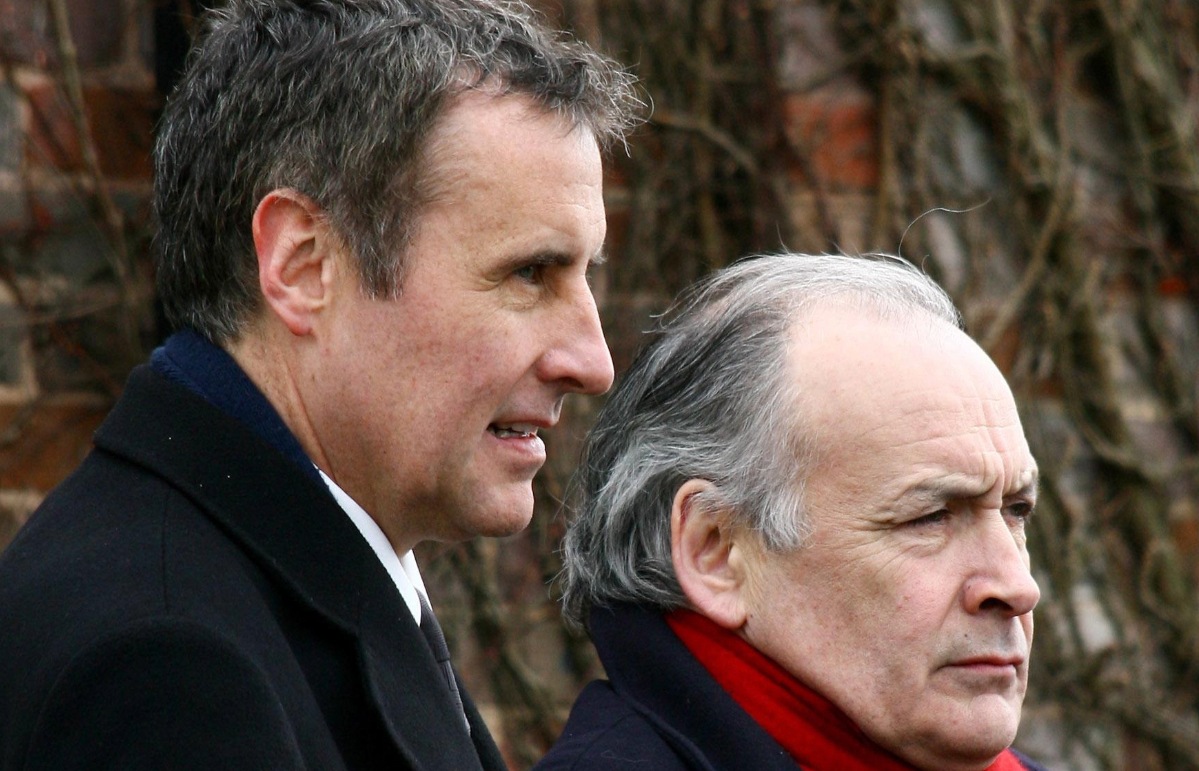 Dermot Murnaghan and Alastair Stewart (Gareth Fuller/PA).