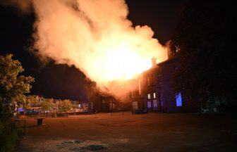 Teen arrested after ‘deliberate’ fire at former school in Perth as homes evacuated