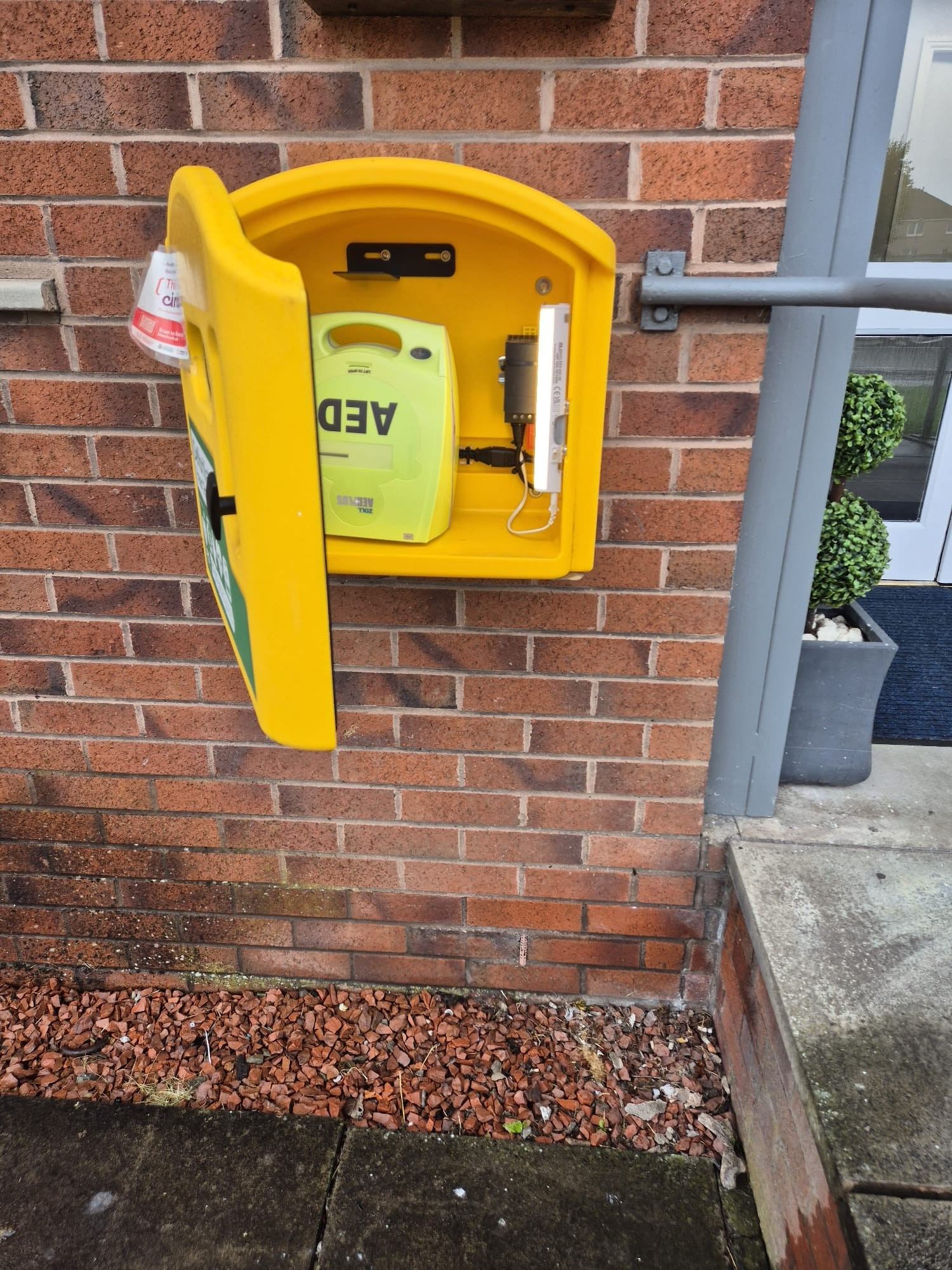 The pads are a crucial part of the defibrillator as they deliver the electric shock to a person in cardiac arrest.