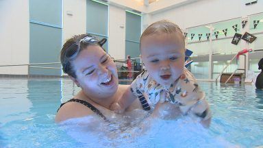 Babies and toddlers making a splash to raise money for charity