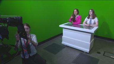 Pupils create news reports on dangers of underage drinking