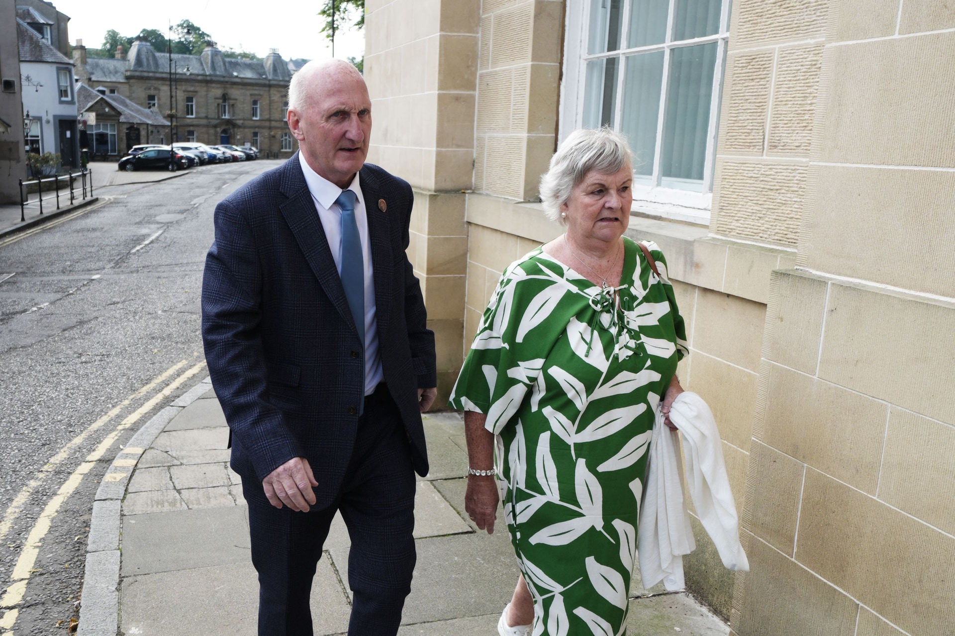 Stuart Hogg’s parents John and Margaret Hogg were at Jedburgh Sheriff Court (Andrew Milligan/PA)