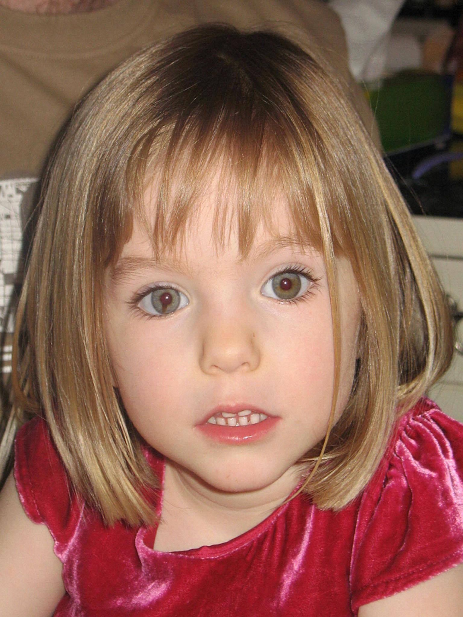 Madeleine McCann disappeared from a holiday flat in Portugal in 2007 (Family handout/PA).