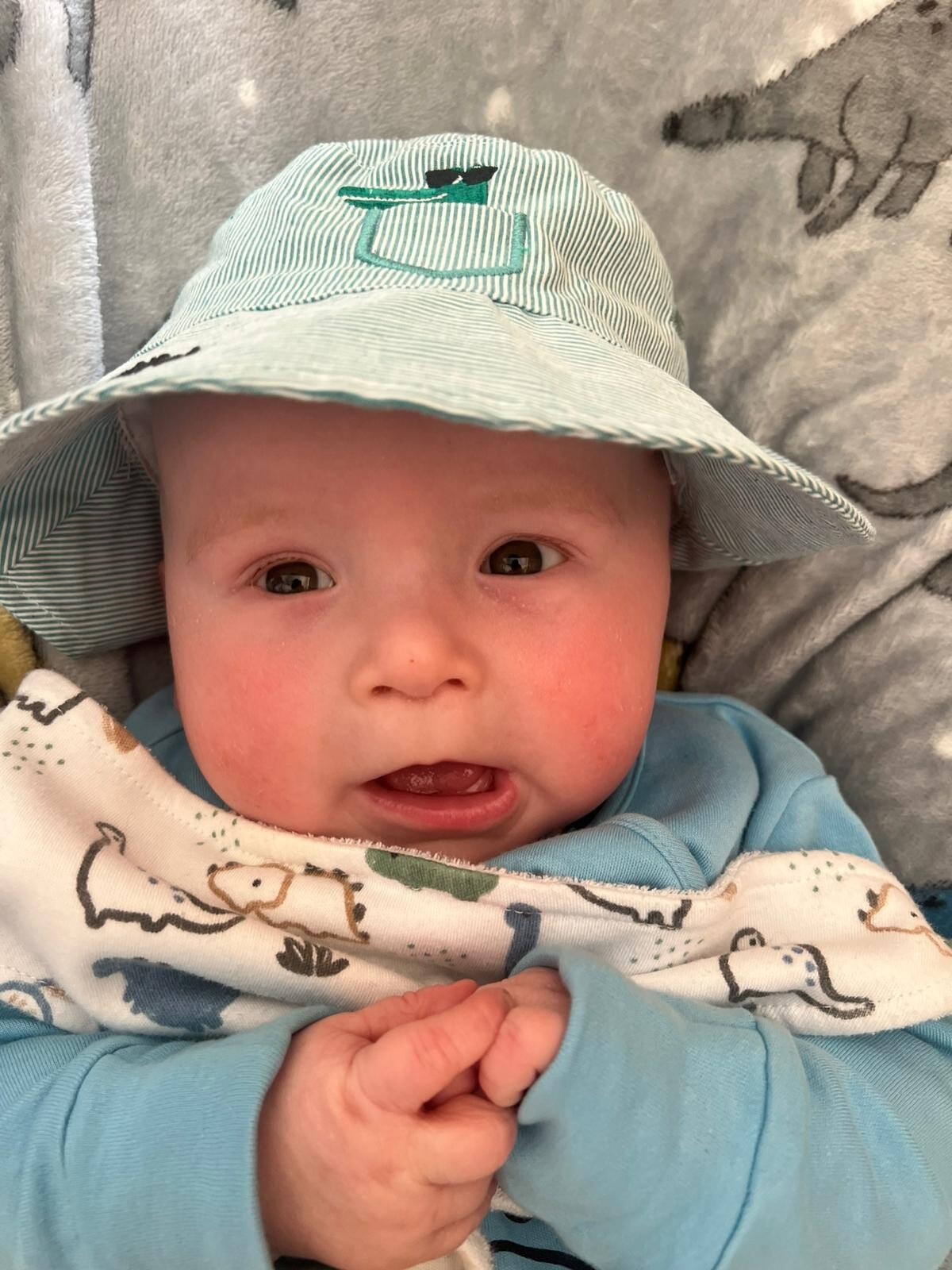 Tommy Booth was diagnosed with Menkes disease.