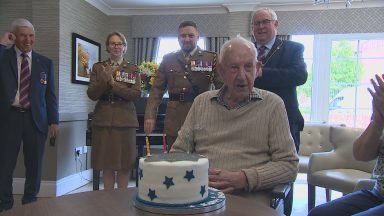 Second World War veteran celebrates 105th birthday