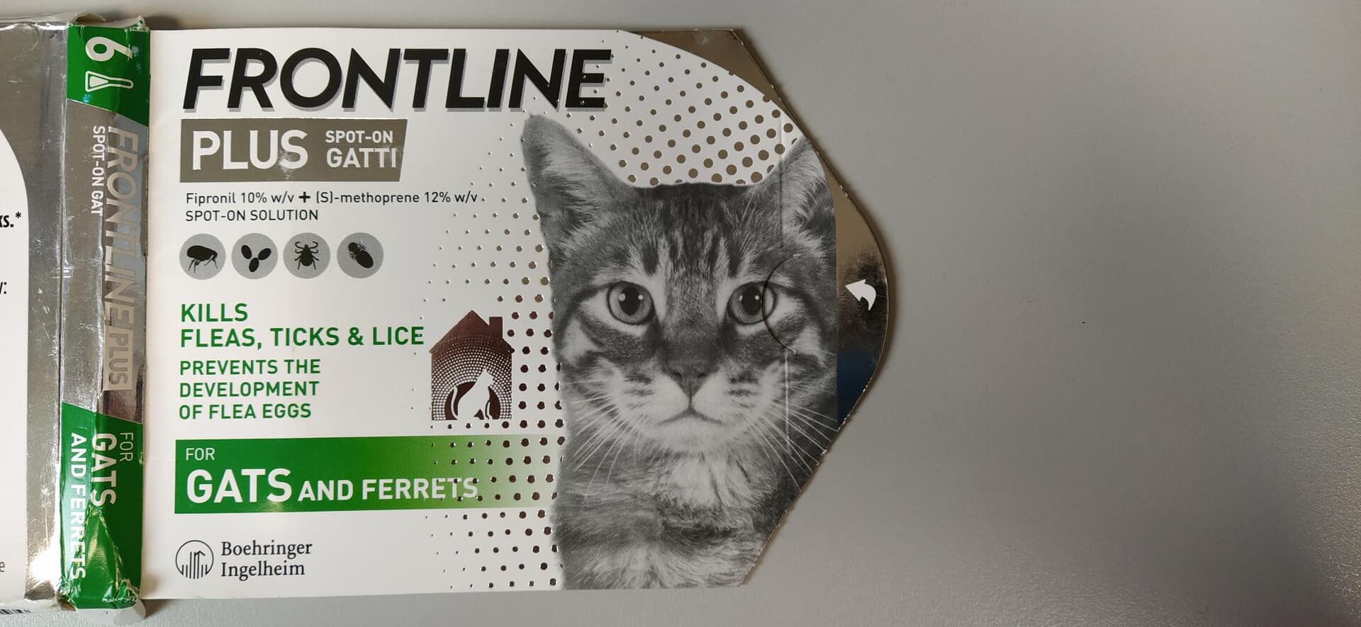 The counterfeit Frontline medicine (Intellectual Property Office/PA).