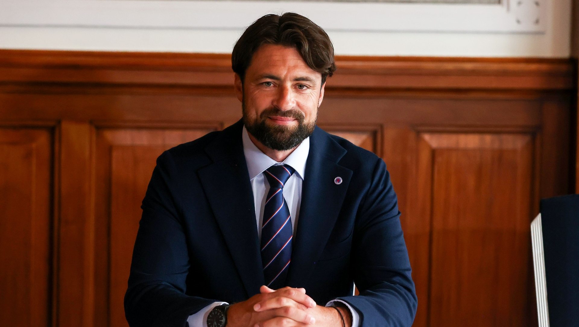 Russell Martin was unveiled as the new head coach of Rangers after a months-long recruitment process.