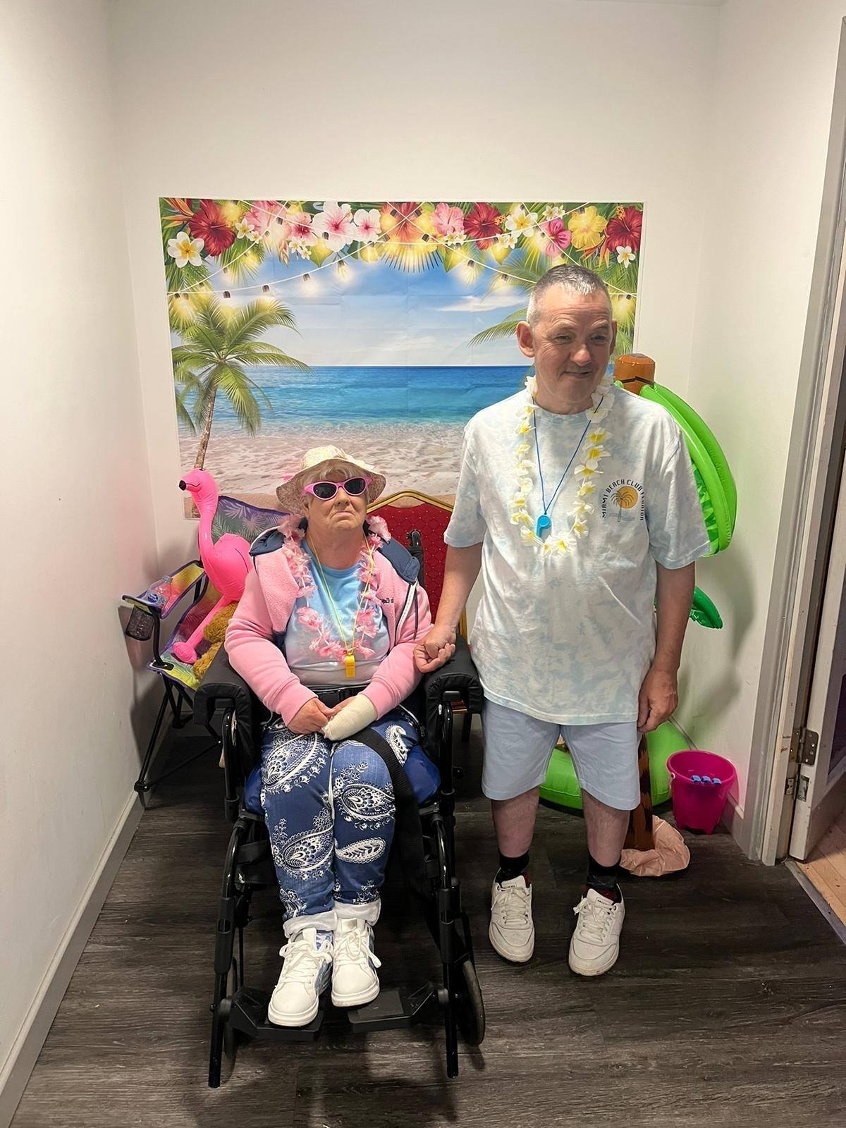 Lynda and Tommy at a previous Disco Buddies event