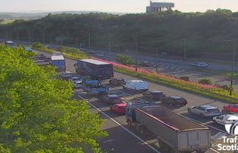 Drivers face hour-long delays at rush hour on M8 to M9 road at Newbridge Roundabout