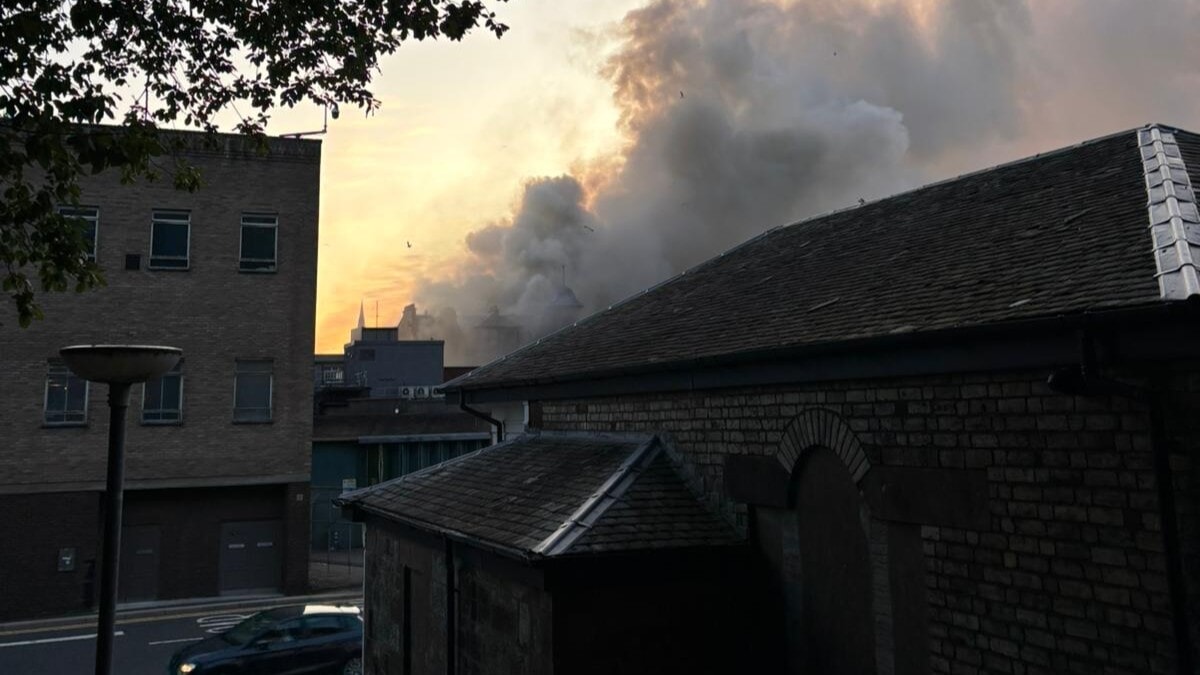 Six fire appliances and two specialist units called to tackle building blaze in Kilmarnock