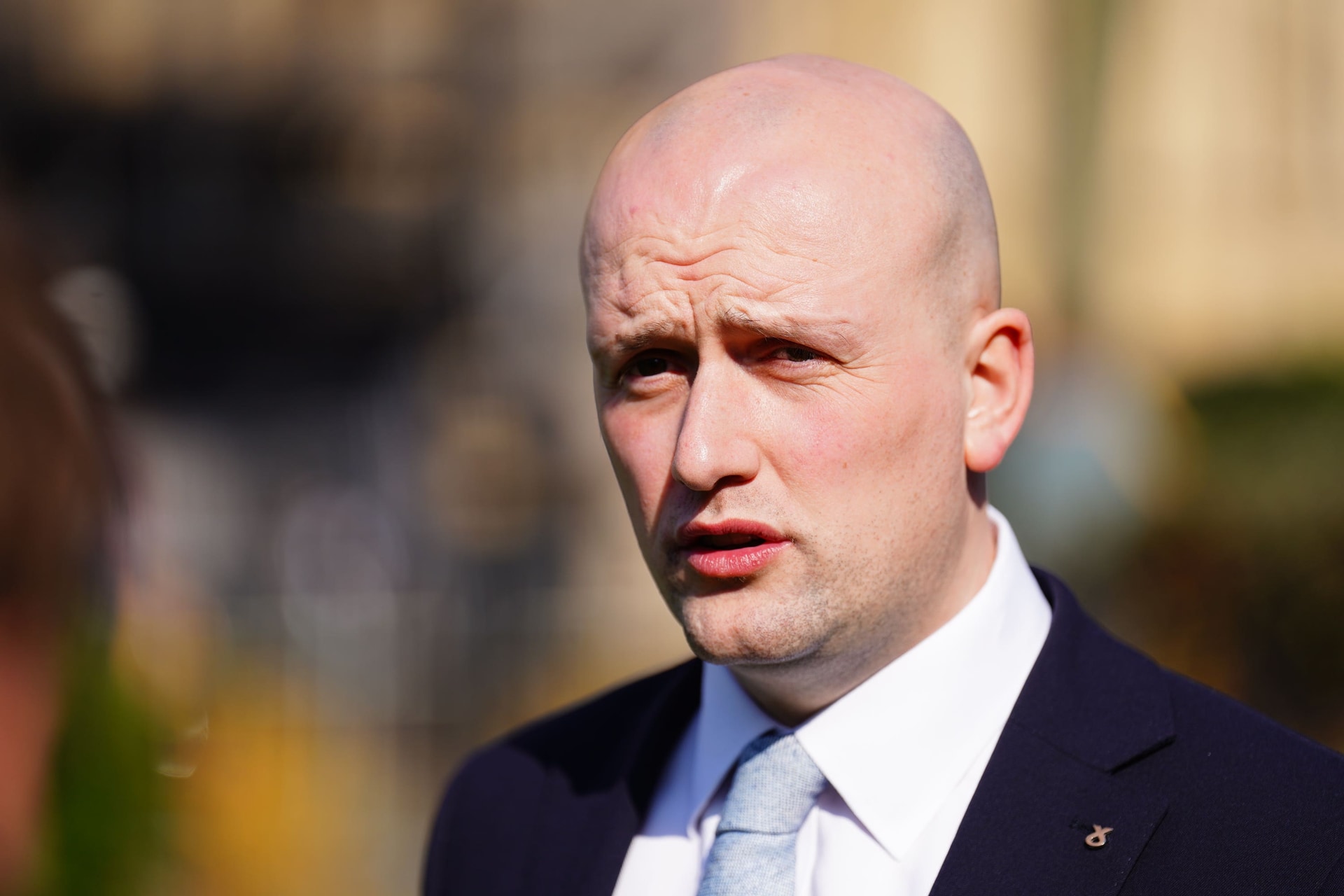 SNP Westminster leader Stephen Flynn attacked Labour’s record on its first anniversary in Government (James Manning/PA).