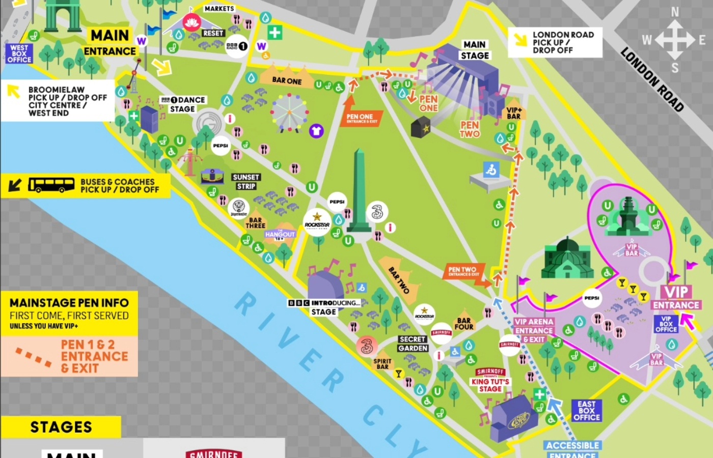 TRNSMT’s new layout for 2025