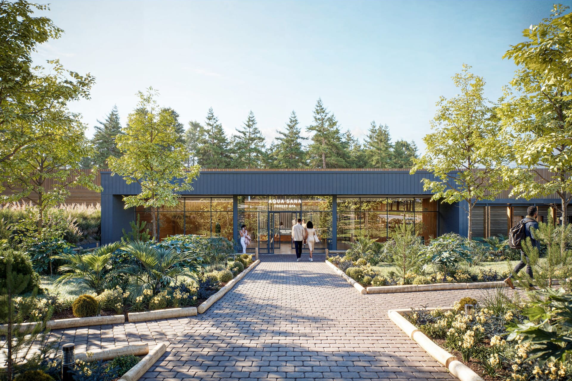 Center Parcs Scotland: CGI image of the Aqua Sana Forest Spa.