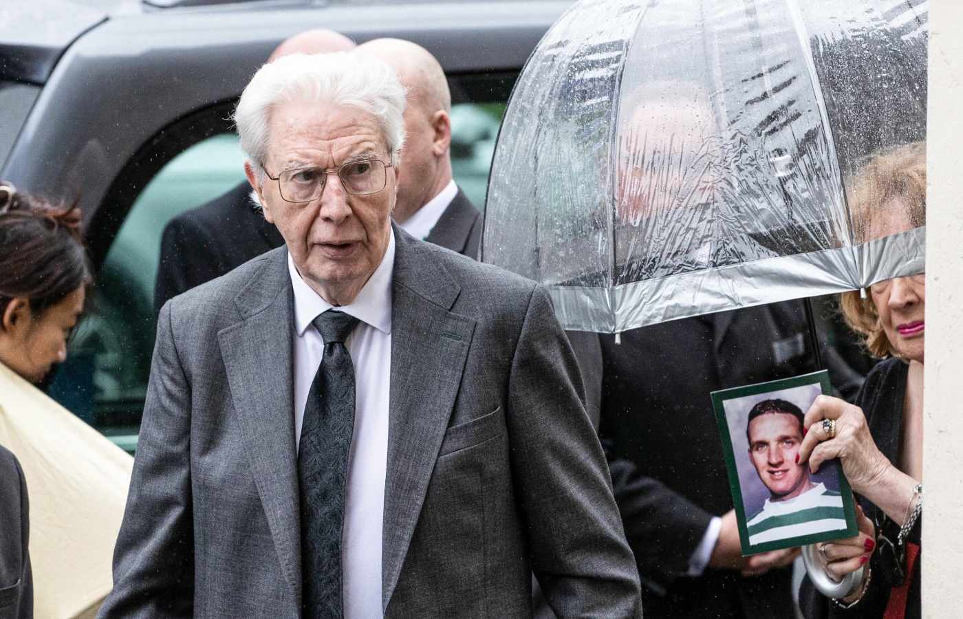 Lisbon Lion Jim Craig arrives