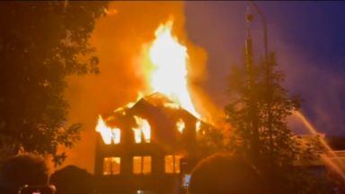 Investigation launched as police treat building blaze as ‘deliberate’