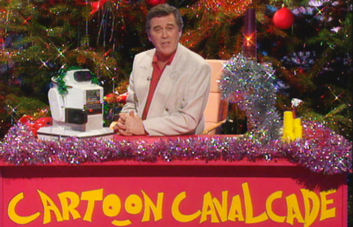 Glen Michael, beloved entertainer and television icon, hosting Cartoon Cavalcade in 1992.