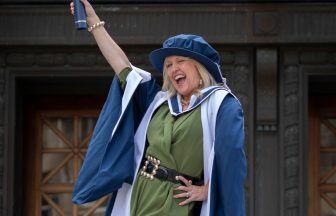Ashley Jensen receives honorary degreee 35 years after leaving Queen Margaret University