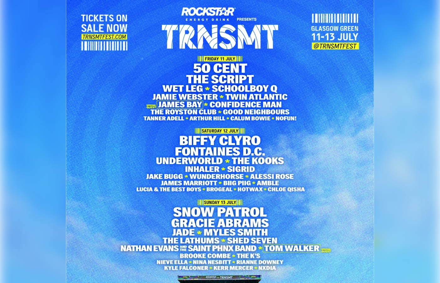 TRNSMT line-up 2025.