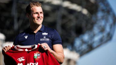 Huw Jones and Duhan van der Merwe score as Lions beat Queensland Reds in Brisbane