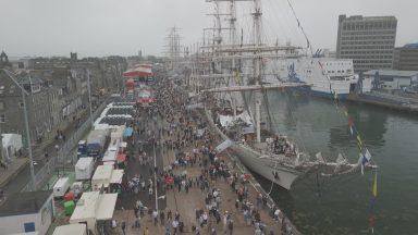 Crowds descend on Aberdeen to celebrate Tall Ships Race