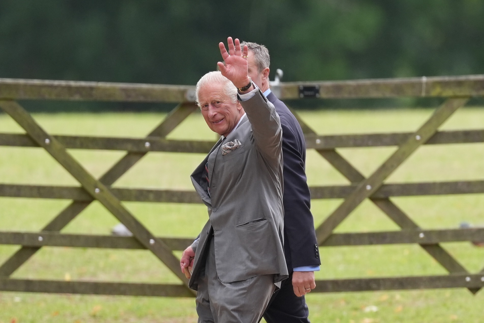 The King will visit Caithness Joe Giddens/PA).