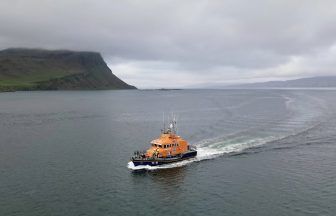 Lifeboat crews rescue yacht which ‘lost steering’ in strong winds off Rona