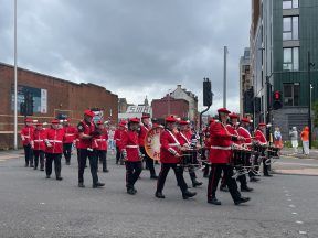 Four hit with ‘air weapon pellets’ during Orange Order procession