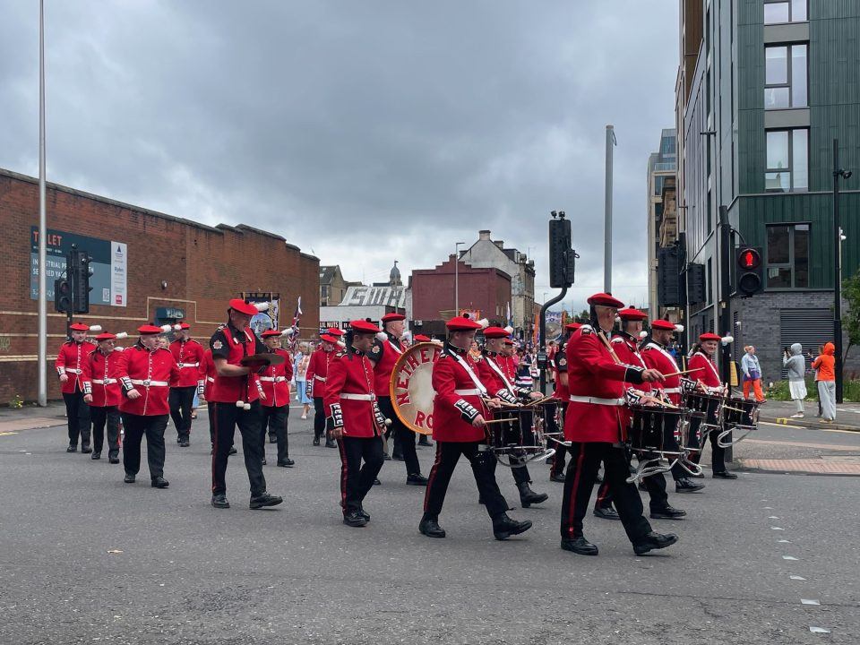 Four hit with ‘air weapon pellets’ during Orange Order procession