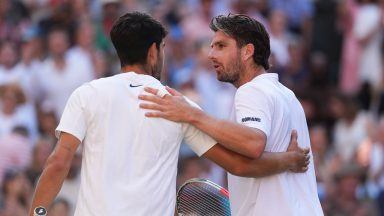 Wimbledon’s last British hope Cameron Norrie swept aside by Carlos Alcaraz