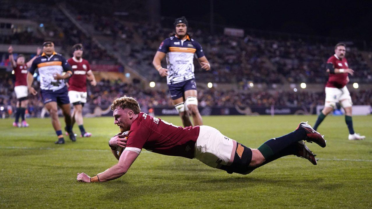 Unconvincing Lions labour to patchy victory over ACT Brumbies
