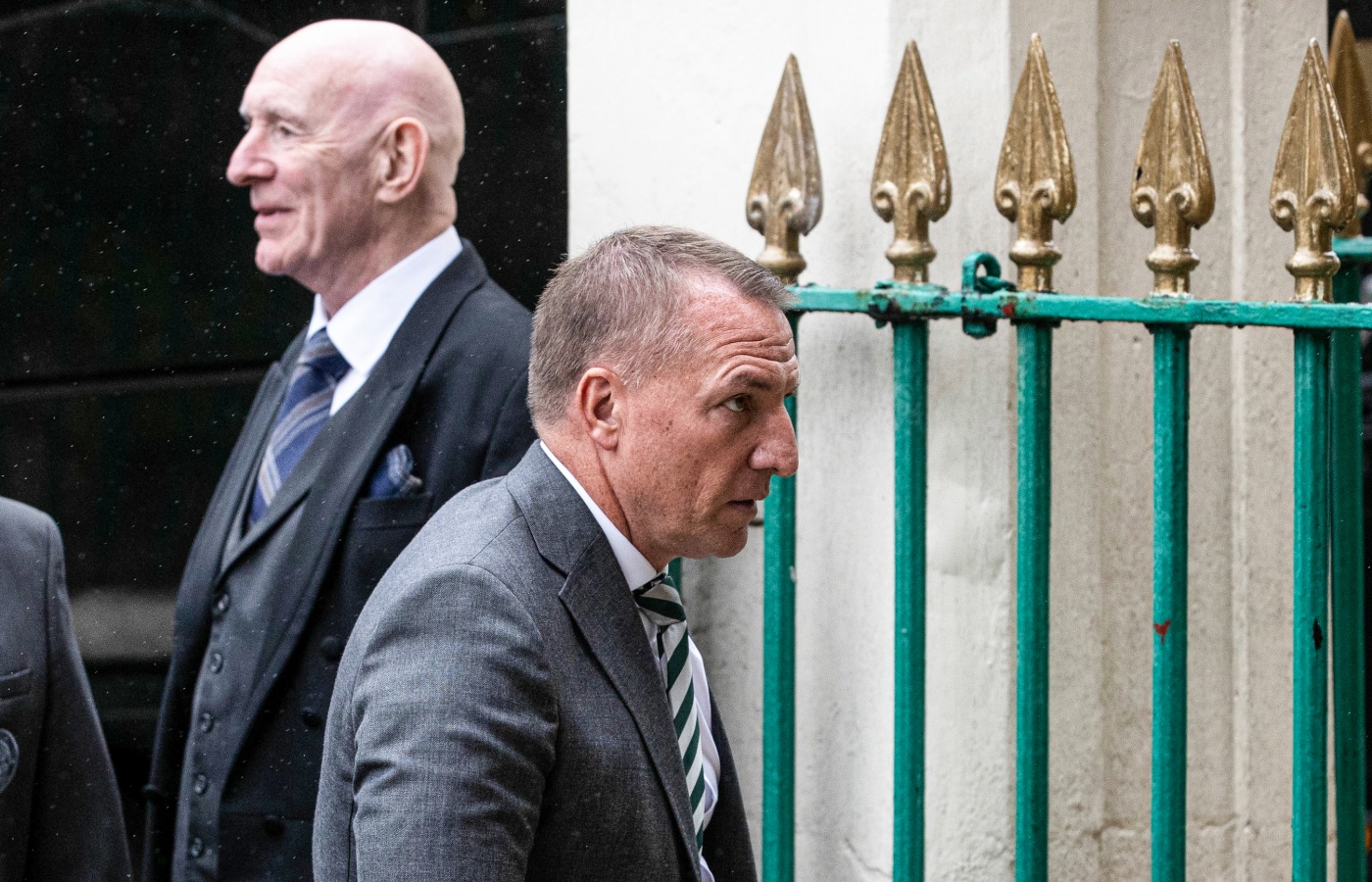 Celtic Manager Brendan Rodgers arrives