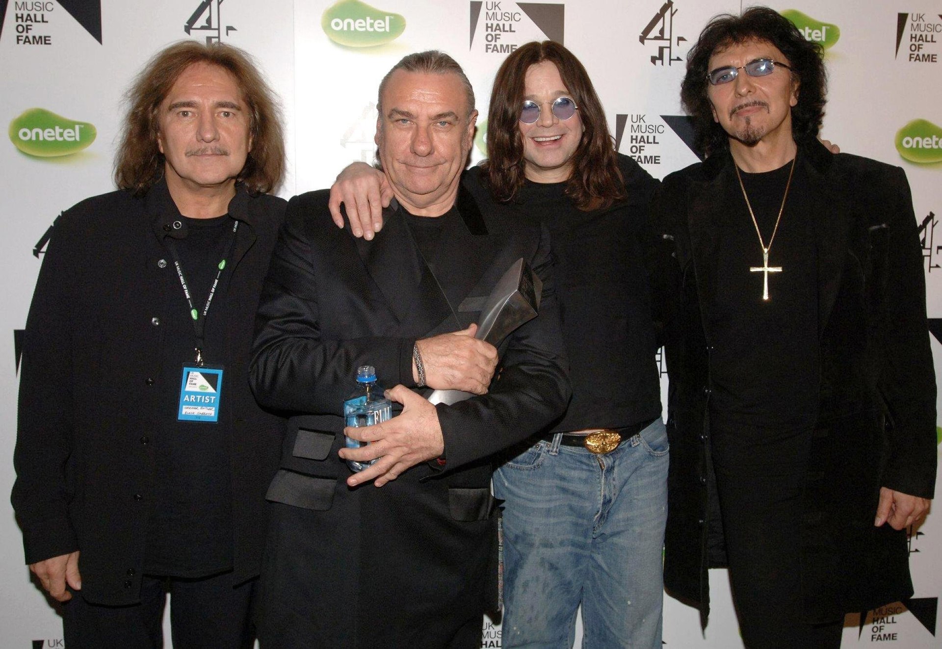 Bassist Terence ‘Geezer’ Butler, drummer Bill Ward, singer Ozzy Osbourne and guitarist Tony Iommi pictured in 2005