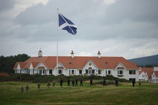 In pictures: Donald Trump’s Saturday in Scotland