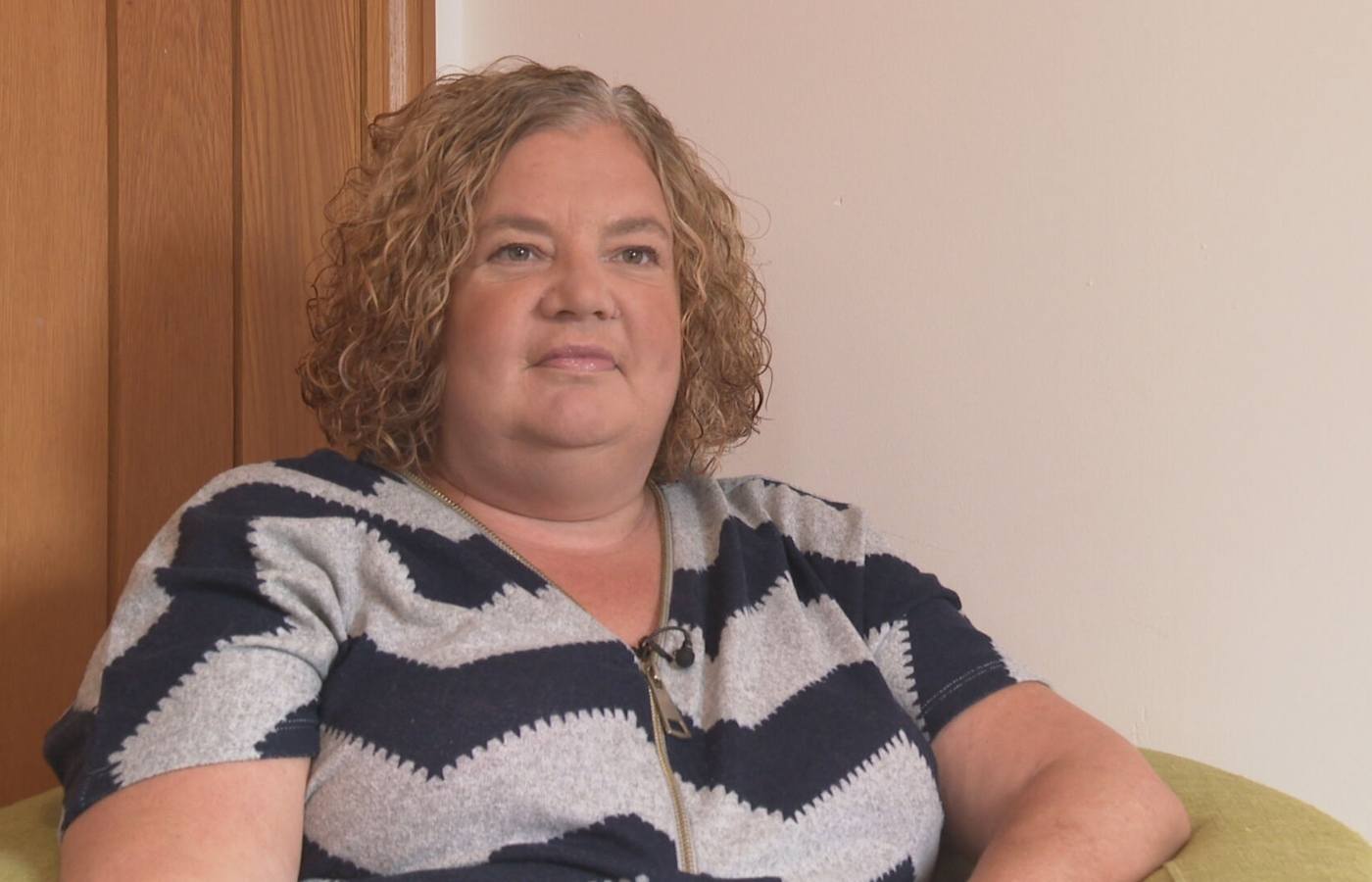 Daughter Debbie is proud of her mother Gwen's bravery and courage.