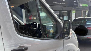 Dennistoun community backs charity fundraiser after lifeline van damaged