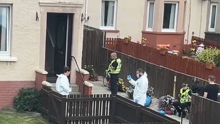 Officers and forensic teams have been spotted coming in and out of the address.
