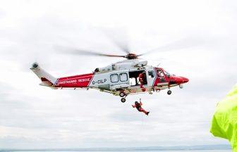 Coastguard helicopter called out over concern for people in river