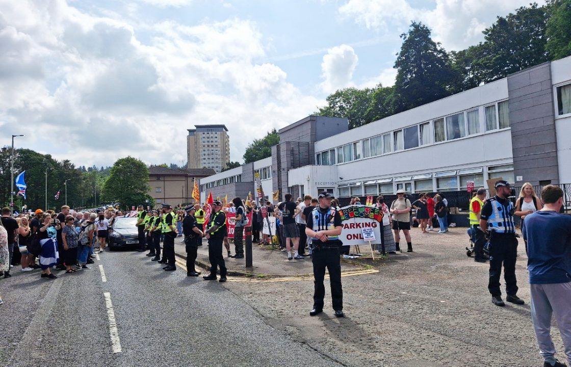 Falkirk Council chief says protests outside asylum hotel don’t reflect community values