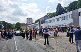 Falkirk Council chief says protests outside asylum hotel don’t reflect community values