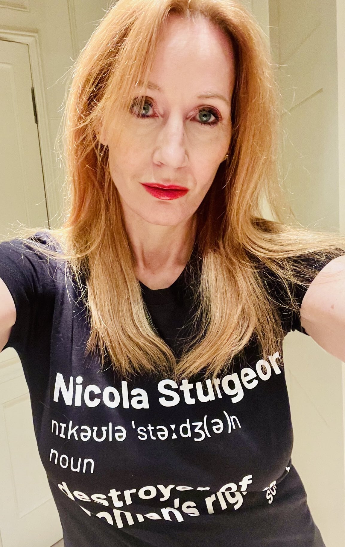 Among her most vocal critics is the Harry Potter author JK Rowling, who infamously wore a T-shirt with the message: “Nicola Sturgeon: Destroyer of women’s rights.”