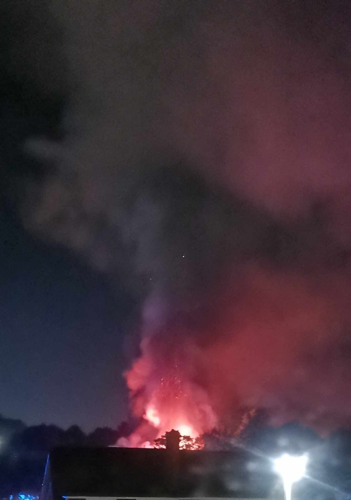The fire took hold during the early hours of Wednesday morning.
