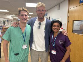 Andrew Flintoff hails NHS staff who cared for him after car crash