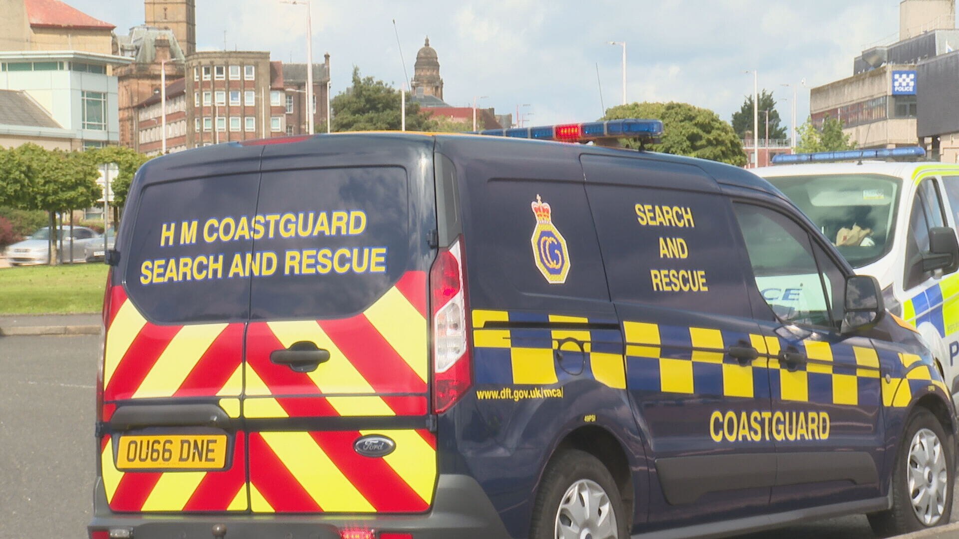 Coastguard were called to assist with the incident.