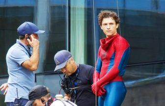 Watch Tom Holland greet fans as Spider-Man in Glasgow while filming Brand New Day