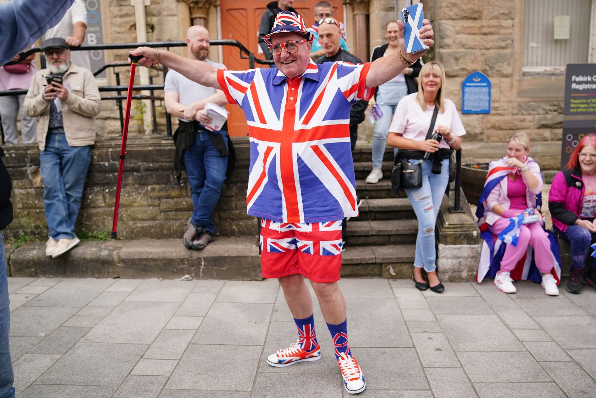 Police are bracing for further protests over the weekend (Jane Barlow/PA).