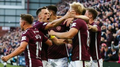 Hearts back up Tony Bloom’s bullish talk with opening win over Aberdeen