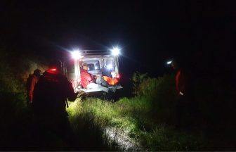 Walker stretchered off Beinn a Choin after suffering leg injury