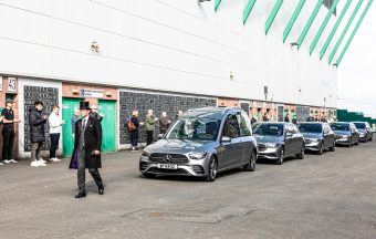 Football stars say final farewell to Rod Petrie as ex-Hibs chairman’s funeral takes place in Edinburgh