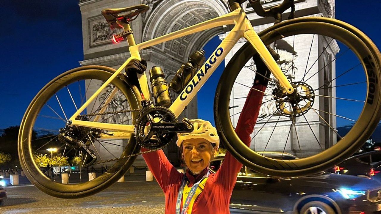 Mum-of-three makes history by completing ‘world’s toughest triathlon’